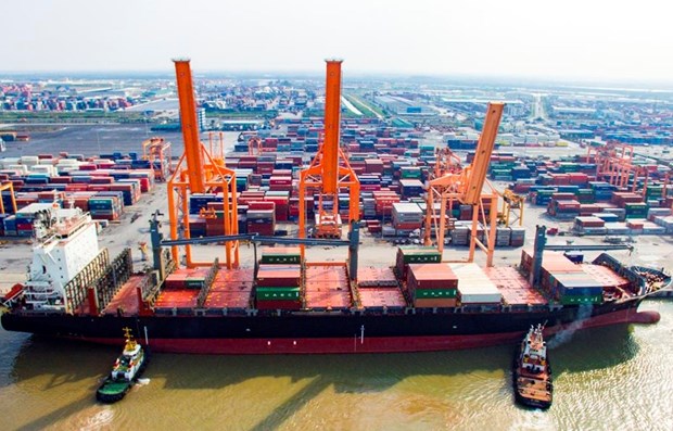 Inauguraran la ruta de transporte de contenedores Vietnam-Malasia-India hinh anh 1
