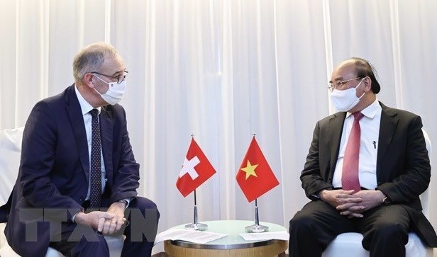 Resaltan oportunidades de cooperacion en proxima visita oficial del presidente vietnamita a Suiza hinh anh 1