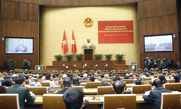 Inauguran conferencia nacional de cultura de Vietnam hinh anh 1