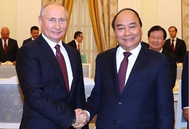 Presidente de Vietnam aspira a elevar relaciones de asociacion estrategica con Rusia hinh anh 1