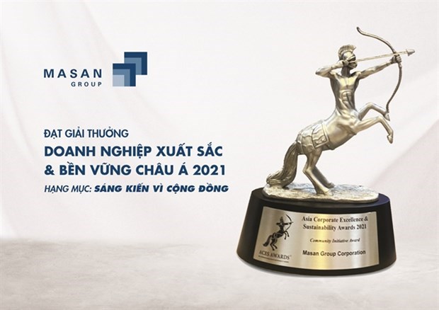 Grupo vietnamita Masan honrado con el premio a la sostenibilidad de Asia hinh anh 1