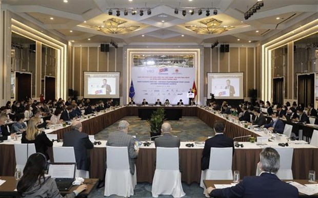 Promueven cooperacion entre localidades vietnamitas y empresas europeas en etapa pos-COVID-19 hinh anh 3