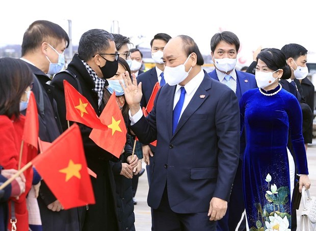 Presidente de Vietnam concluye su visita oficial a Suiza hinh anh 1