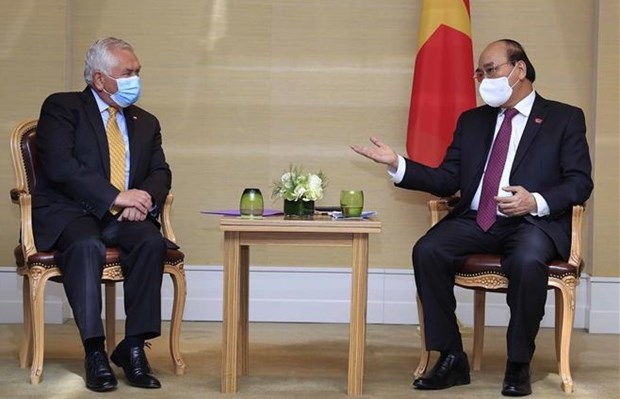 Presidente de Vietnam recibe al ministro chileno de Salud hinh anh 1