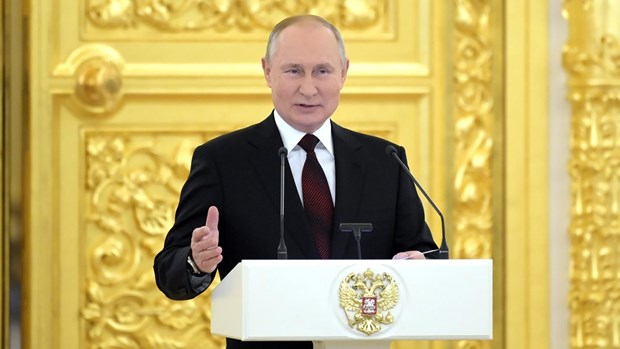 Rusia concede importancia a la asociacion estrategica integral con Vietnam, afirma Putin hinh anh 1