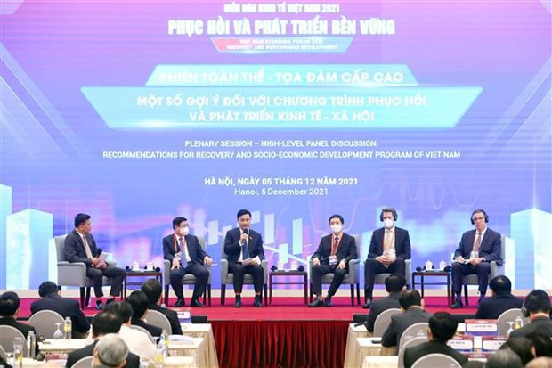 Inauguran Foro Economico de Vietnam 2021 hinh anh 1