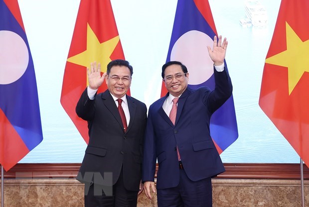 Resaltan progreso incesante de relaciones entre Vietnam y Laos hinh anh 1