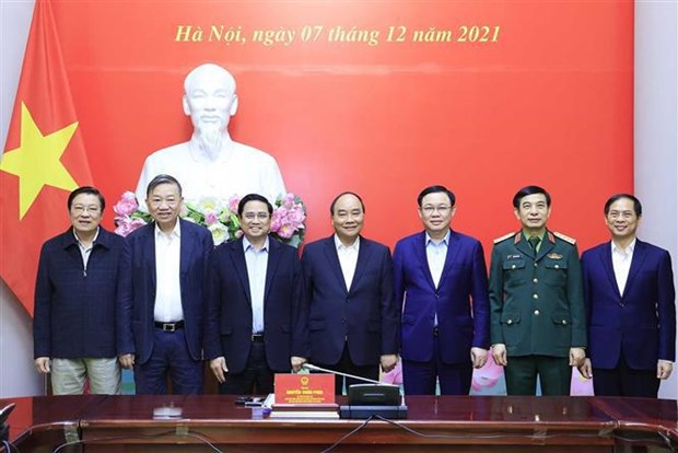 Presidente vietnamita dirige reunion del Consejo de Seguridad y Defensa Nacional hinh anh 2