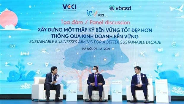 Comunidad empresarial vietnamita debe trabajar unida por el desarrollo sostenible, segun vicepremier hinh anh 2