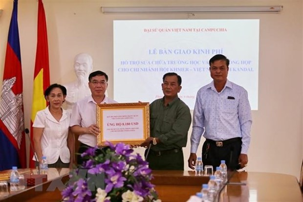 Respaldan construccion de oficina local de Asociacion Khmer-Vietnam en Camboya hinh anh 1