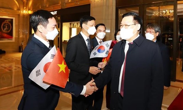Inicia presidente del Parlamento vietnamita visita oficial a Corea del Sur hinh anh 1