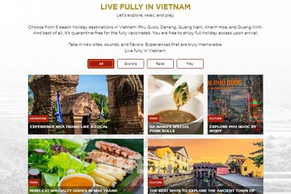 Lanzan pagina especial para promover turismo vietnamita en el extranjero hinh anh 1