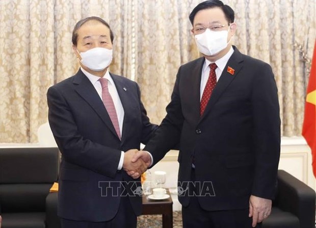 Presidente del Parlamento vietnamita destaca relaciones con Corea del Sur hinh anh 1