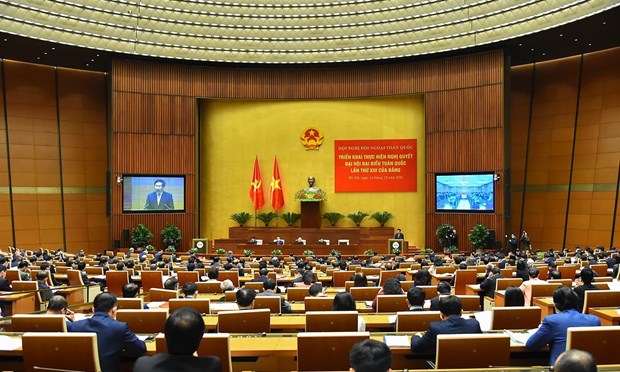 Inauguran Conferencia Nacional de Relaciones Exteriores de Vietnam hinh anh 1