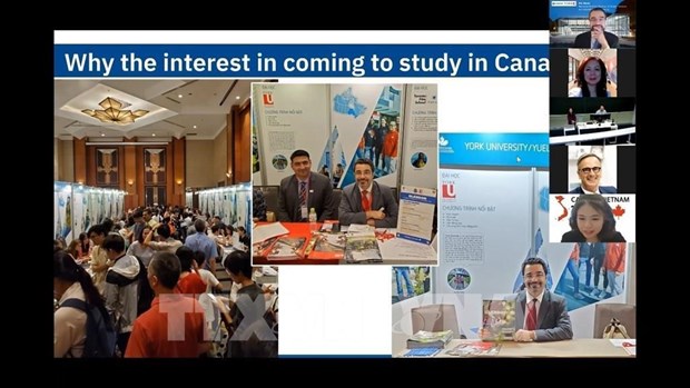Evaluan de prometedora la cooperacion educacional Vietnam-Canada hinh anh 1