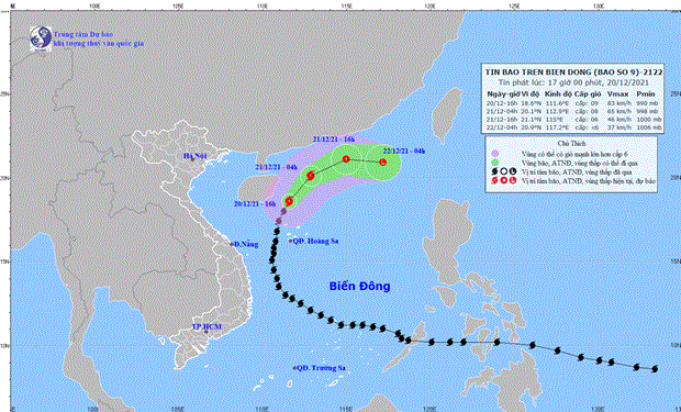 Tifon Rai se debilita a depresion tropical al entrar al Mar del Este hinh anh 1