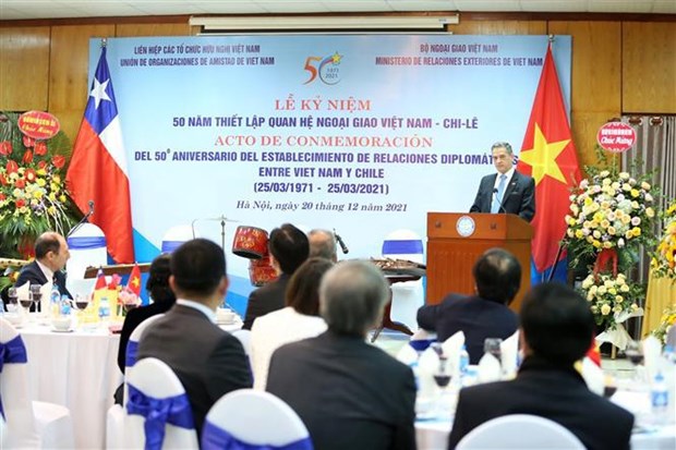 Vietnam y Chile conmemoran aniversario 50 de nexos diplomaticos hinh anh 1