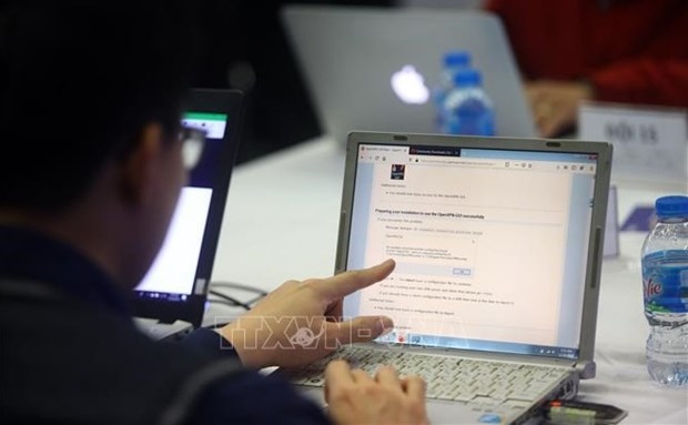 Efectuan en Hanoi simulacro para solucion de incidentes en ciberespacio hinh anh 1