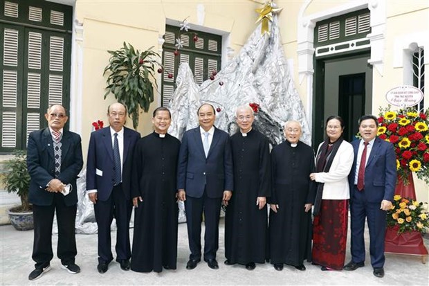Presidente vietnamita felicita a Arquidiocesis de Hanoi por Navidad hinh anh 2