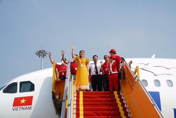 Vietjet recibe el primer avion de fuselaje ancho A330 hinh anh 1