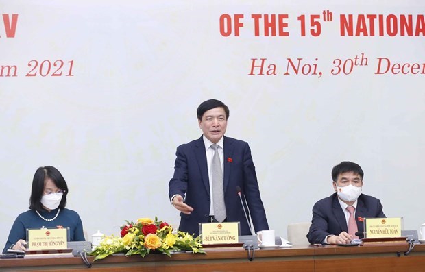 Efectuaran en enero de 2022 primera sesion extraordinaria del Parlamento vietnamita hinh anh 1