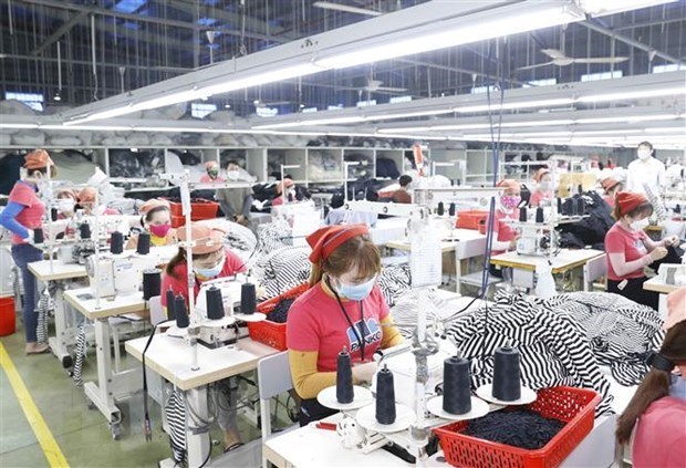 Empresas vietnamitas optimistas sobre produccion y negocios en 2022 hinh anh 1