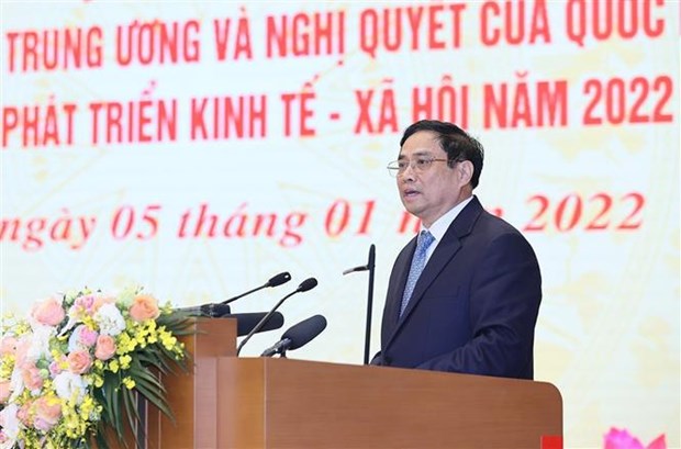 Gobierno y provincias vietnamitas estudian misiones sociopoliticas y economicas para 2022 hinh anh 2