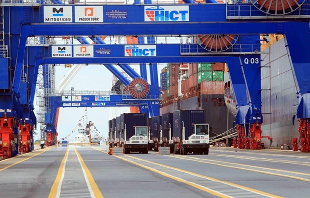Volumen de carga a traves de puertos maritimos de Vietnam mantiene crecimiento hinh anh 1