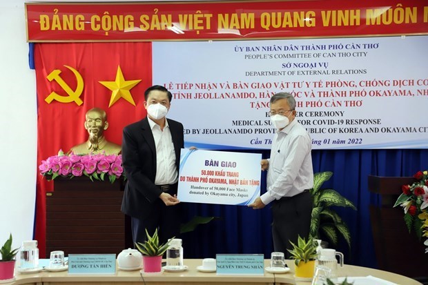 Localidades de Corea del Sur y Japon apoyan la lucha antipandemica en Vietnam hinh anh 1