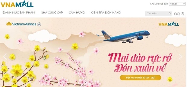 Vietnam Airlines presenta plataformas de comercio electronico hinh anh 1