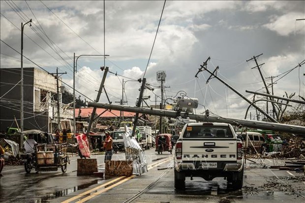 Filipinas alerta sobre crisis sanitaria por tifon Rai hinh anh 1