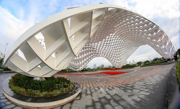 Inaugura ciudad vietnamita de Da Nang parque APEC hinh anh 1