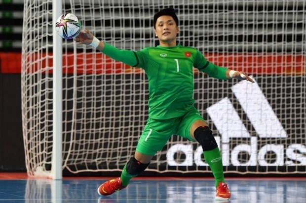 Jugador vietnamita en la lista de 10 mejores porteros mundiales de futsal hinh anh 1