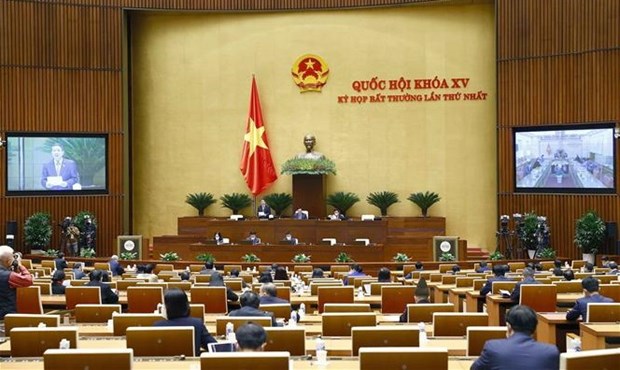Parlamento vietnamita discute varios proyectos de leyes hinh anh 1