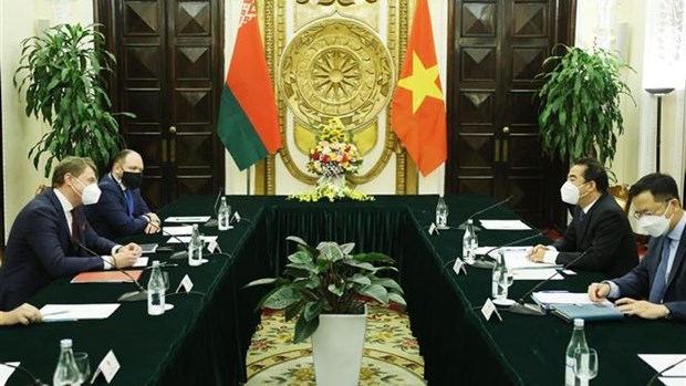 Vietnam y Belarus efectuan consulta politica a nivel de vicecanciller hinh anh 1