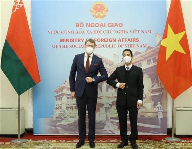 Vietnam y Belarus efectuan consulta politica a nivel de vicecanciller hinh anh 2