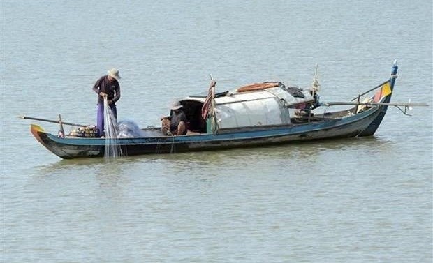 Nivel de agua del rio Mekong llega a record bajo por tercer ano consecutivo hinh anh 1