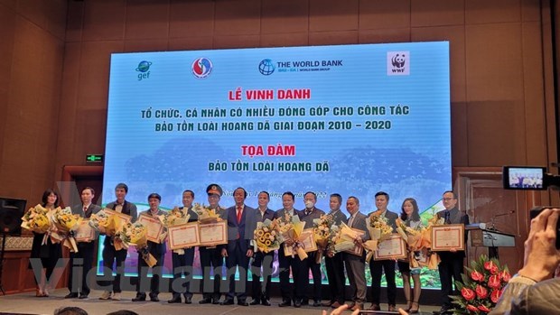 Efectuan en Vietnam ceremonia en honor a conservadores de vida silvestre hinh anh 1