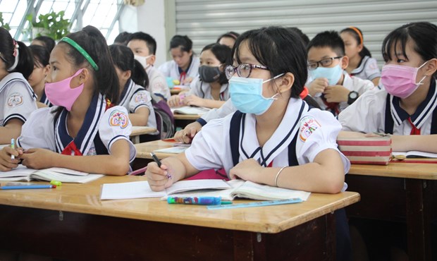 Escuelas de Ciudad Ho Chi Minh listas para recibir a estudiantes despues del Tet hinh anh 1
