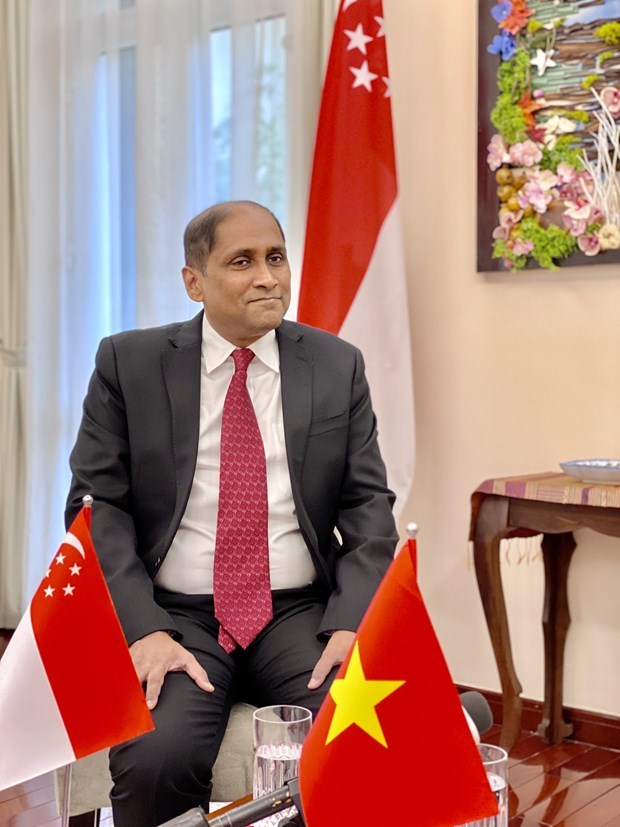Vietnam, punto brillante de crecimiento economico en la region, segun embajador singapurense hinh anh 1