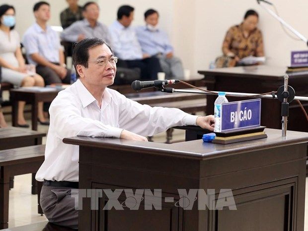 Proponen mantener sentencia de primera instancia contra exministro vietnamita hinh anh 1