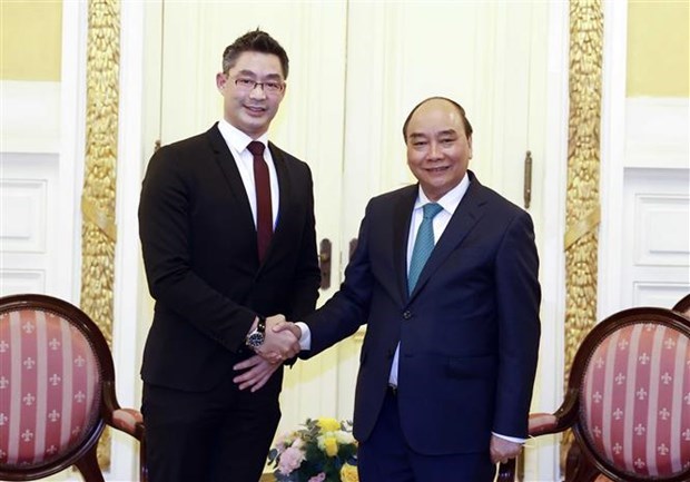 Presidente vietnamita recibe al consul honorario del pais en Suiza hinh anh 1