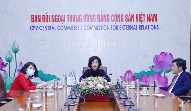 Efectuan conferencia virtual por aniversario 72 de nexos diplomaticos Vietnam-Rusia hinh anh 1