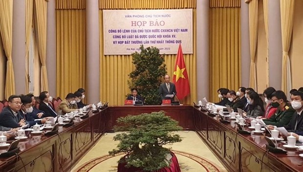 Anuncian Decision del Presiente de Vietnam sobre ley aprobada por Asamblea Nacional hinh anh 1