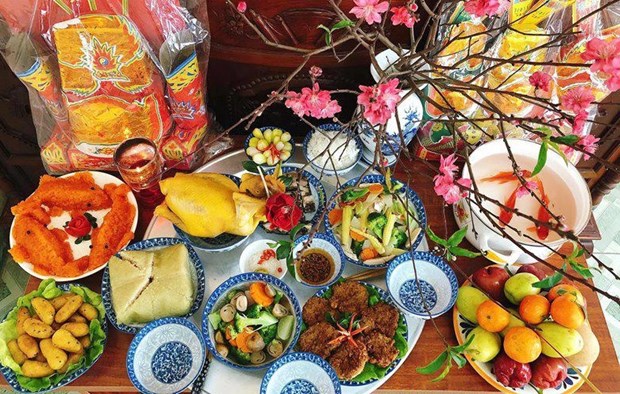 Preservan belleza cultural del culto a dioses de la cocina en Vietnam hinh anh 1
