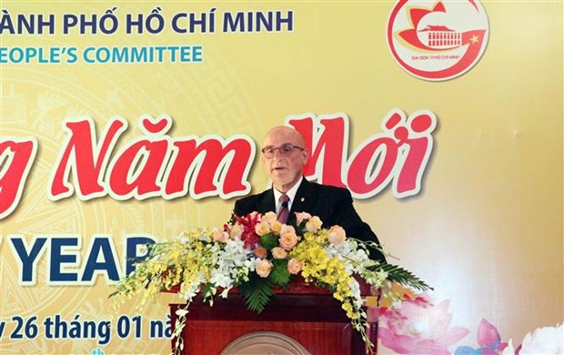 Dirigentes de Ciudad Ho Chi Minh se reunen con delegaciones consulares hinh anh 2
