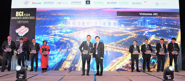 Vinhomes honrado como desarrollador inmobiliario lider en Vietnam en Premios BCI de Asia hinh anh 2