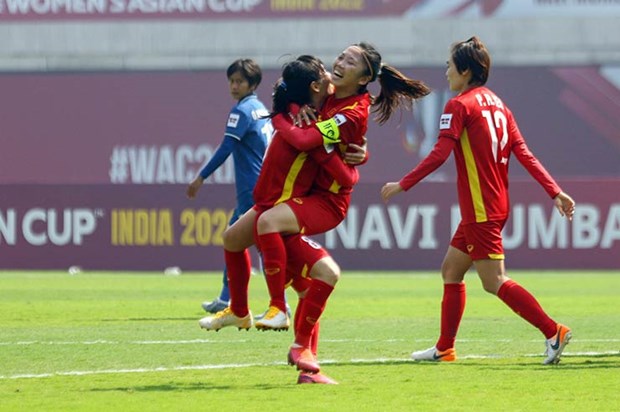 Vietnam gana 2-0 a Tailandia en primer partido de play-off de Copa Mundial Femenina de Futbol 2023 hinh anh 1