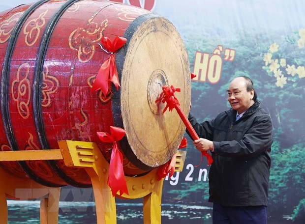 Presidente de Vietnam lanza campana de siembra primaveral de arboles hinh anh 1