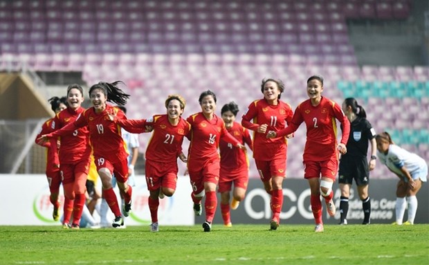 Presidente vietnamita aprecia logro de seleccion nacional de futbol femenino hinh anh 1